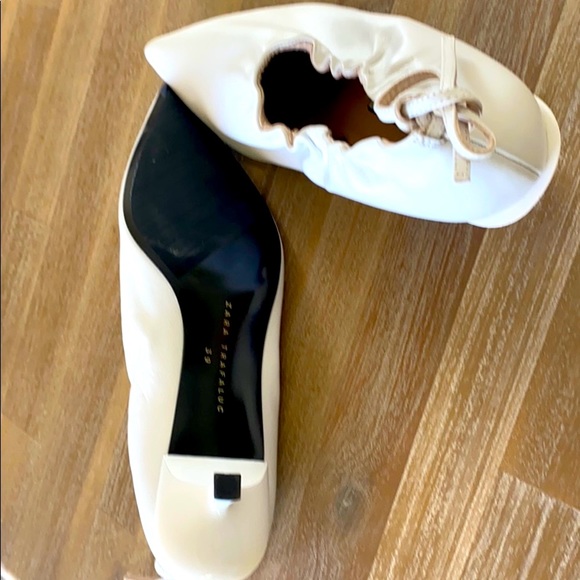 Zara while leather shoes - Picture 6 of 8